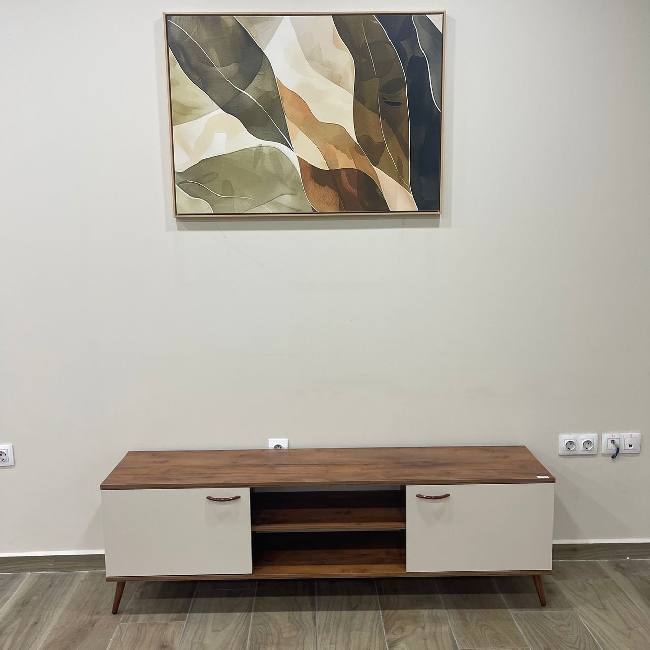 MEUBLE TV -RIVANA-MARRON